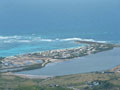 View over the Club Orient end of Orient beach